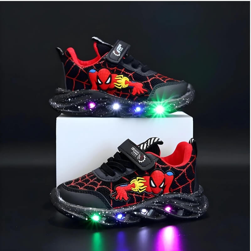 SpiderKickz™ – LED-Schuhe für Kinder mit Superkräften