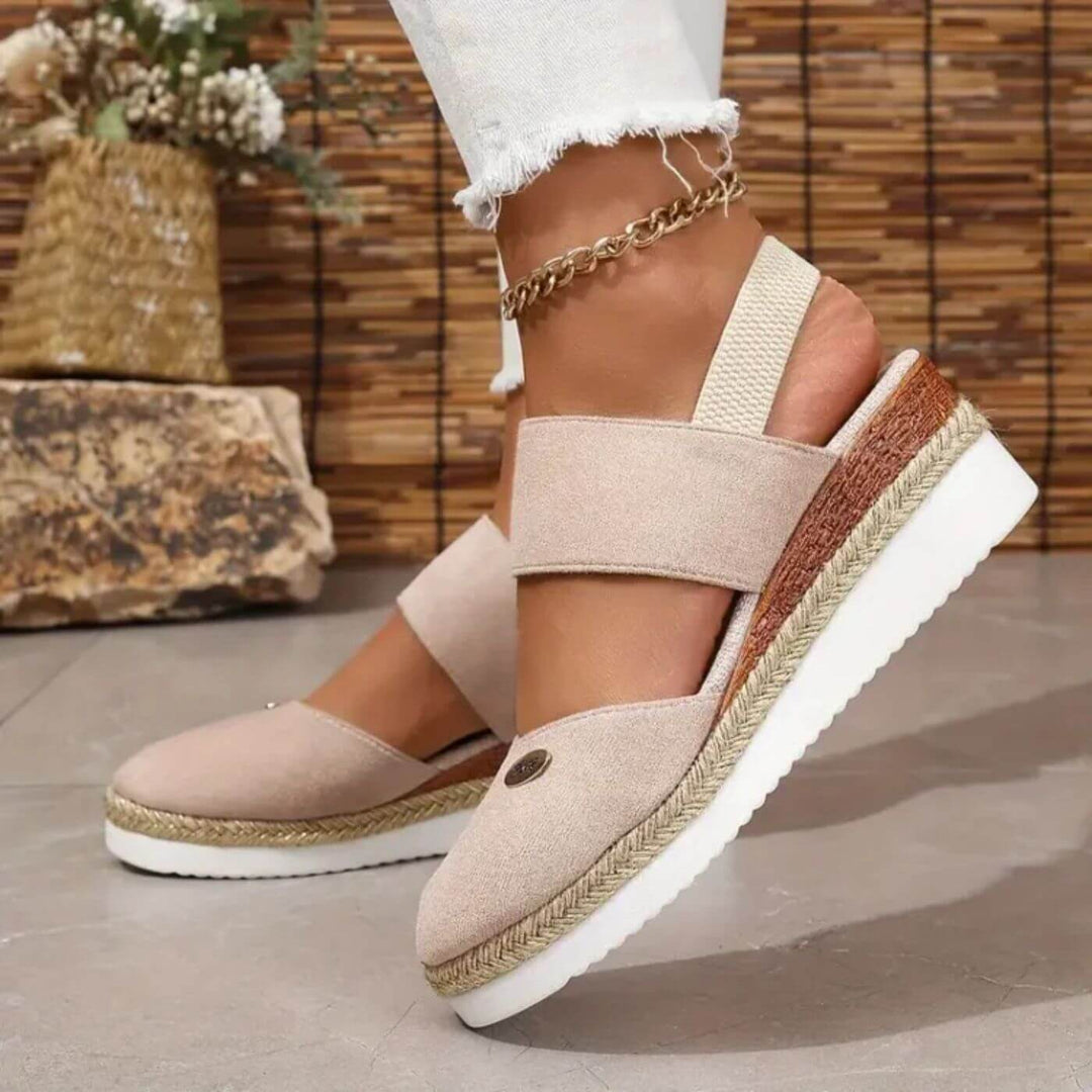Tabea™ – Geschlossene Orthopädische Keilsandaletten für Damen