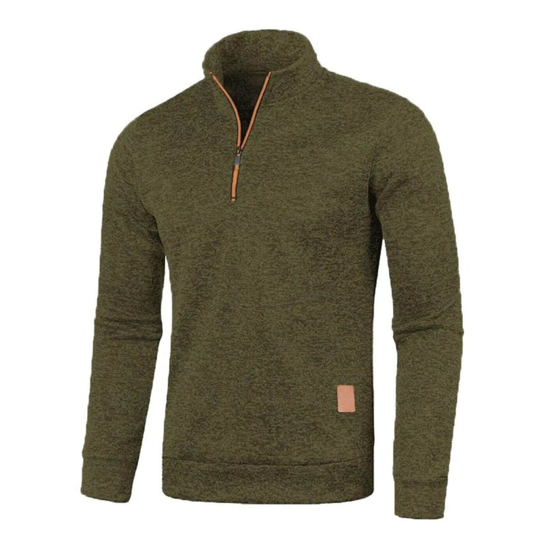 Thomas™ - Bequemer Pullover mit Viertelreißverschluss (1+1 GRATIS)