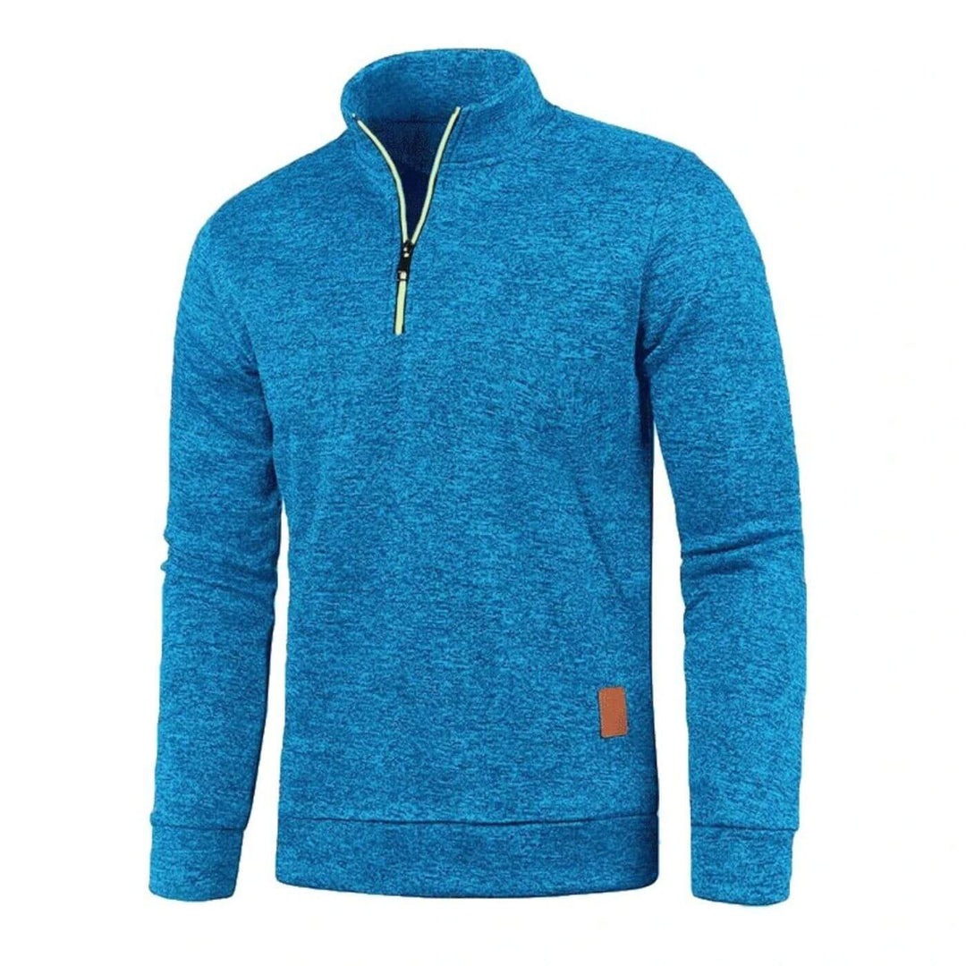 Thomas™ - Bequemer Pullover mit Viertelreißverschluss (1+1 GRATIS)